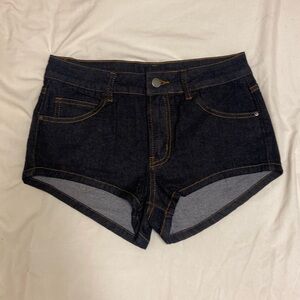 NWOT Mid Rise Denim Hot Shorts
